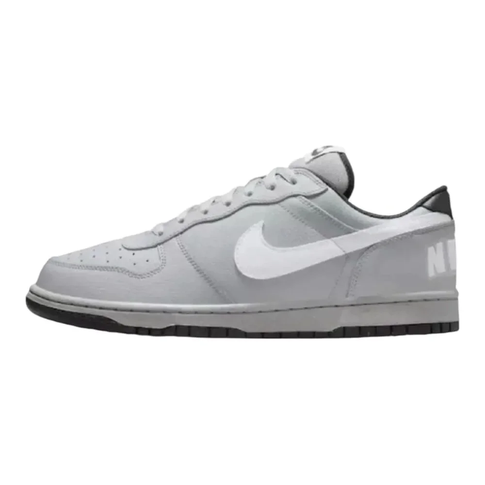 Nike Big Nike Low Men's Court GREY SMOKE 355152-017 Basketball Shoes Size 10.5